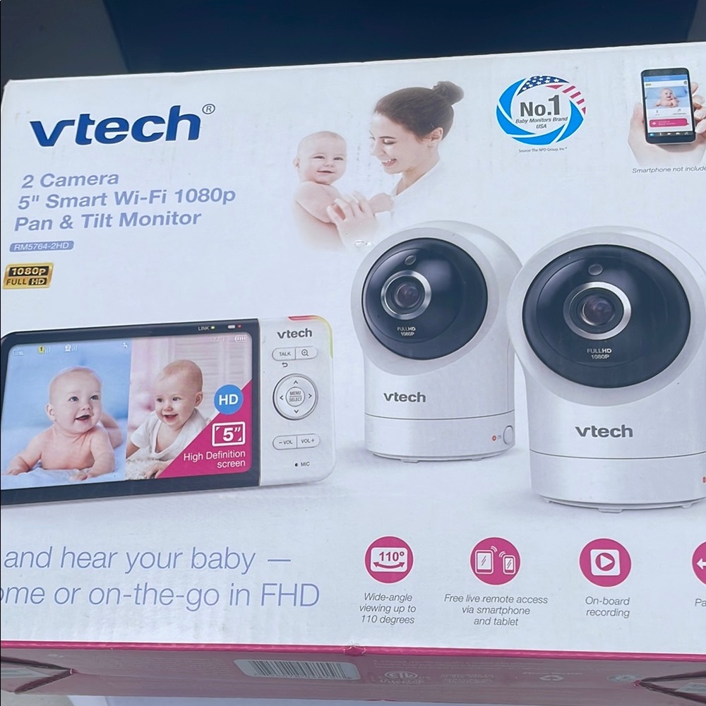 VTech White Simulated Camera with Video Monitoring